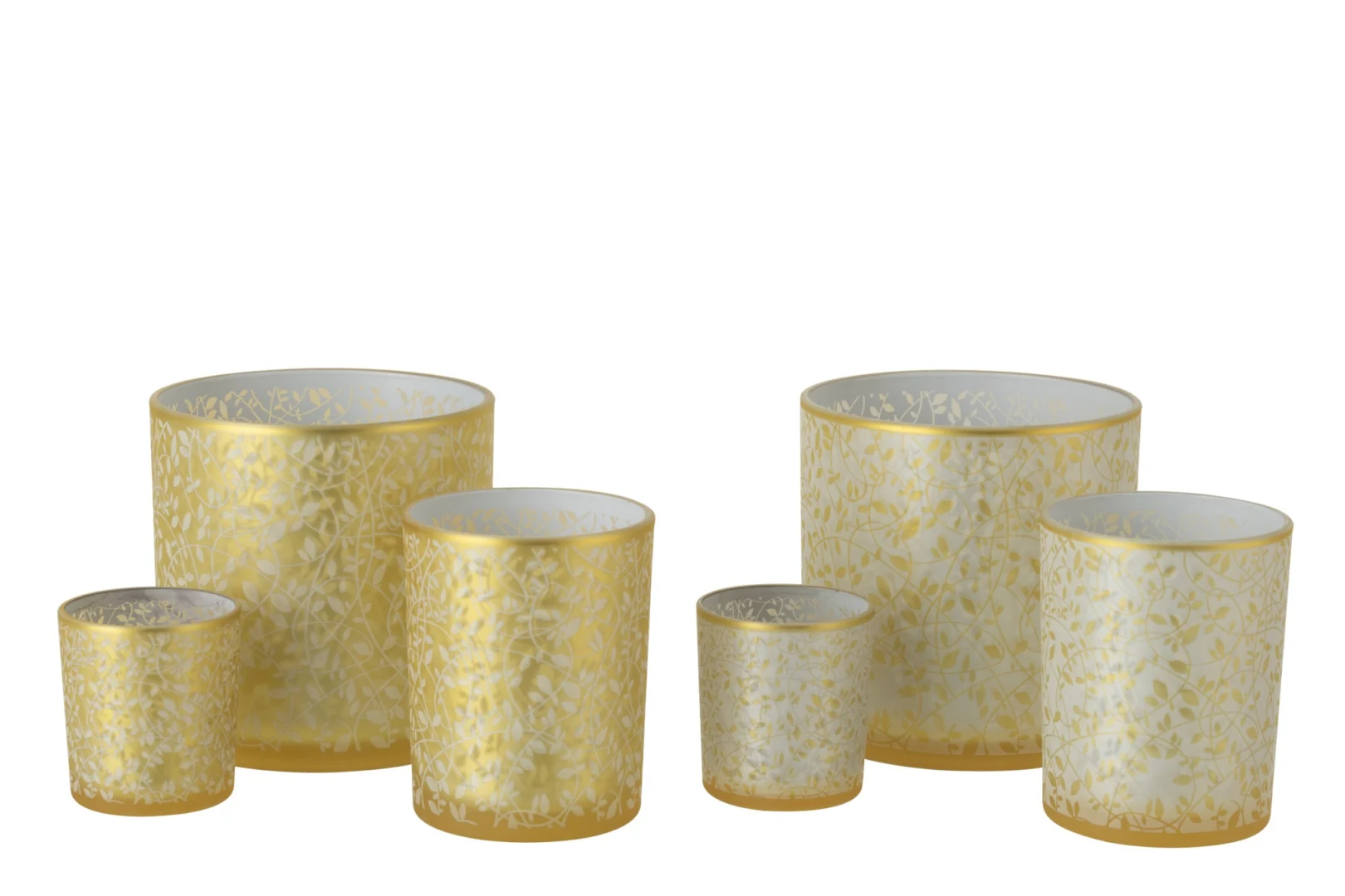 Woonaccessoire Zooltang Glas Goud - Set van 2 - Afbeelding 3