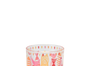 Waxinelichthouder Kikond Glas Roze
