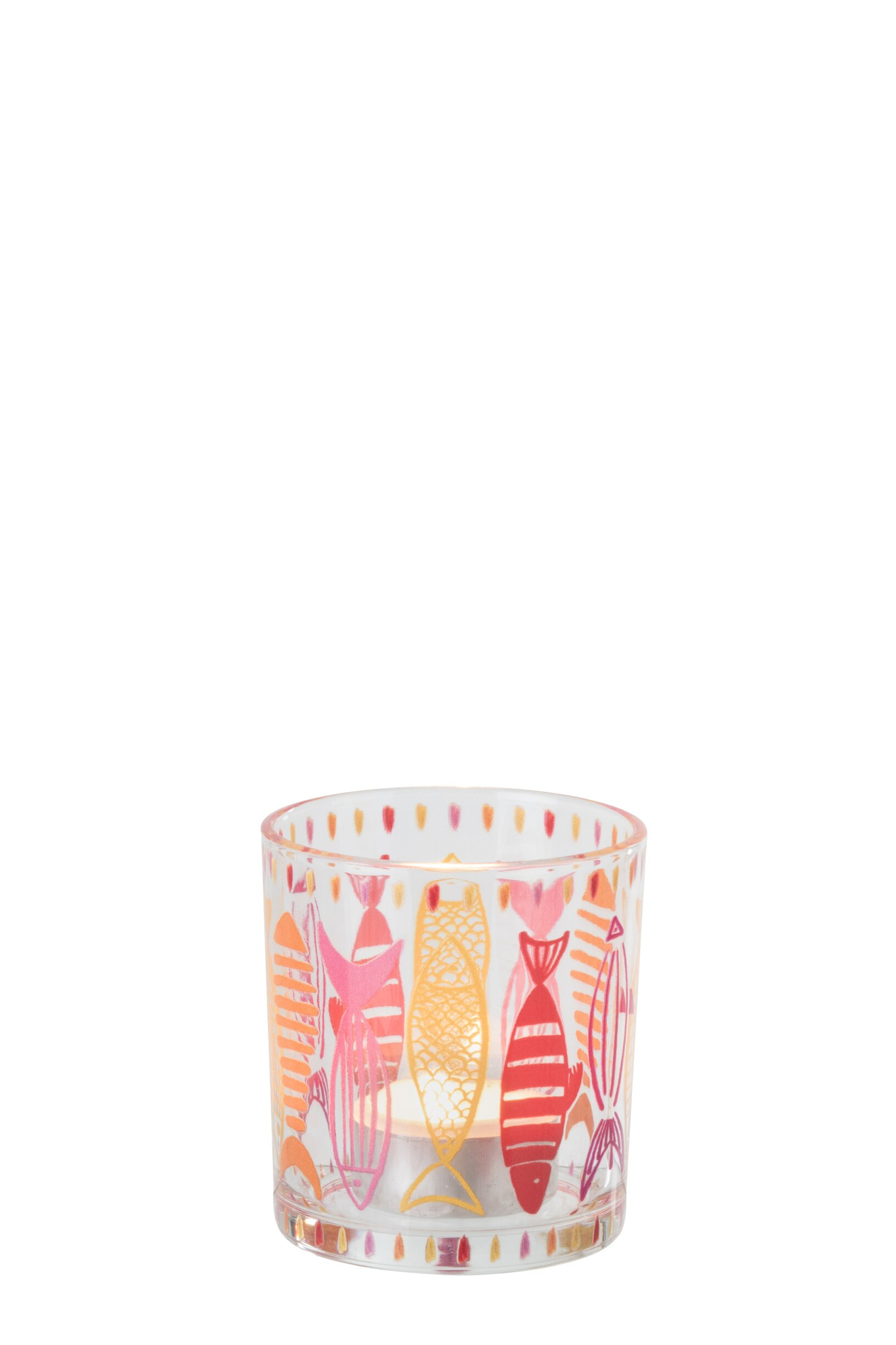 Waxinelichthouder Kikond Glas Roze