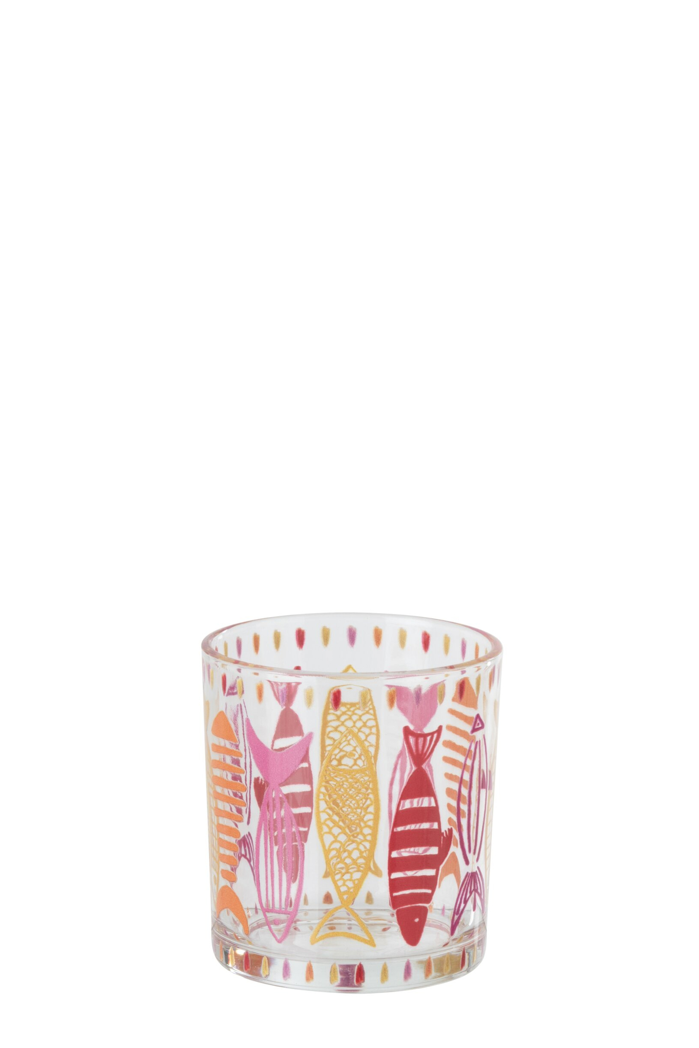 Waxinelichthouder Kikond Glas Roze - Afbeelding 3
