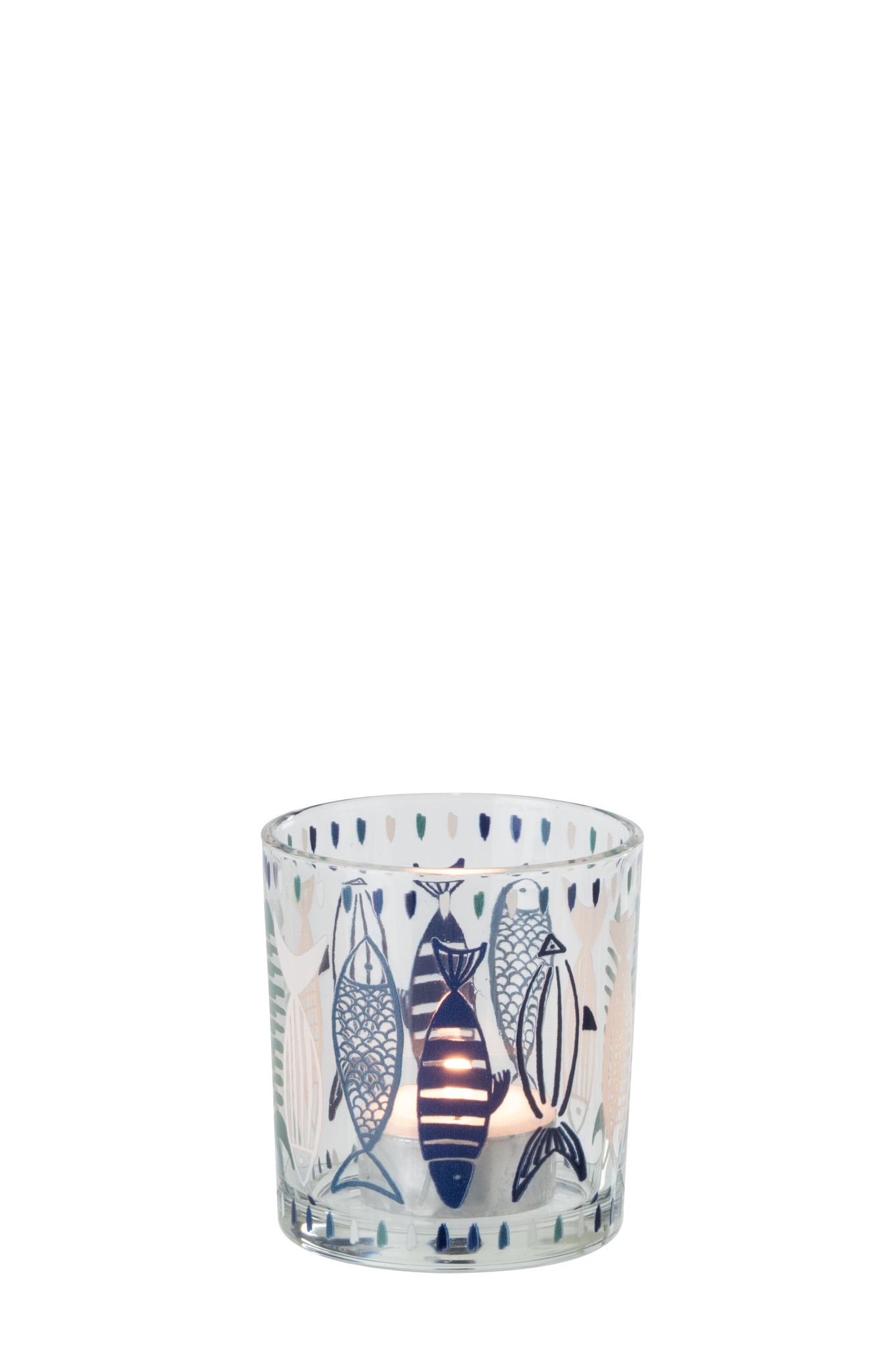 Waxinelichthouder Koorresta Glas Wit