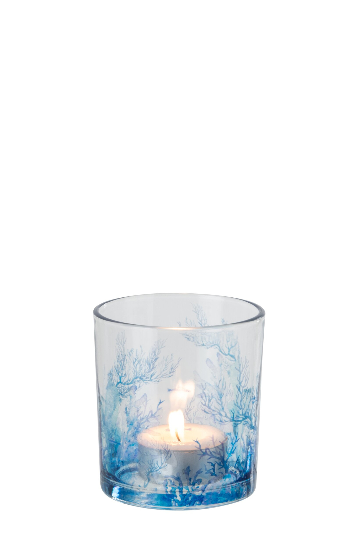 Waxinelichthouder Baundesta Glas Blauw