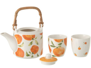 Theepot Bidaro Keramiek Wit