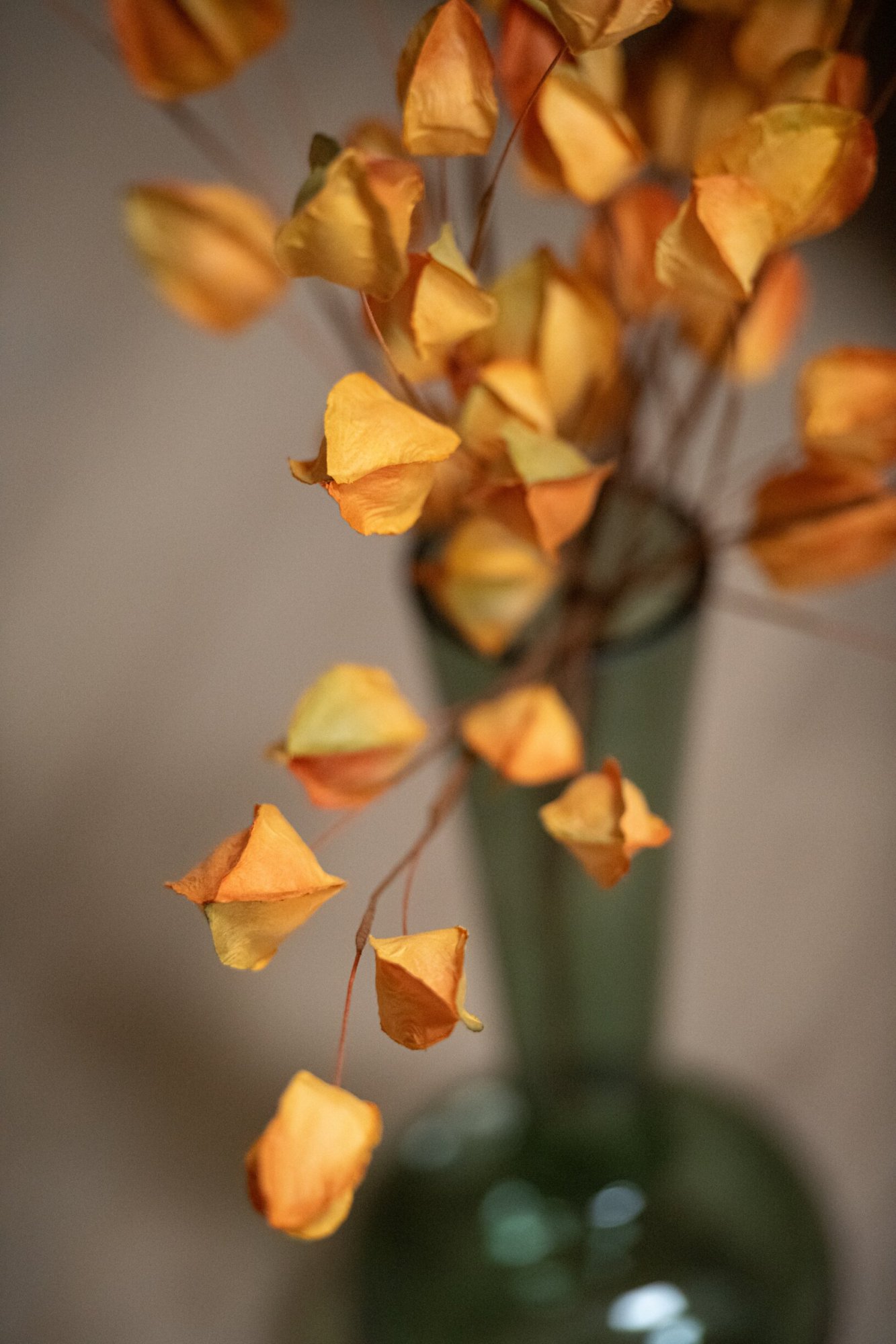 Decoratie Teermor Papier Geel