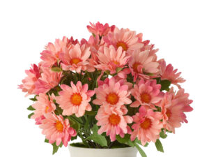 Kunstbloem Kemand Pvc Roze