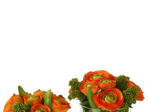 Vaas Paalvesta Stof Oranje H24 cm