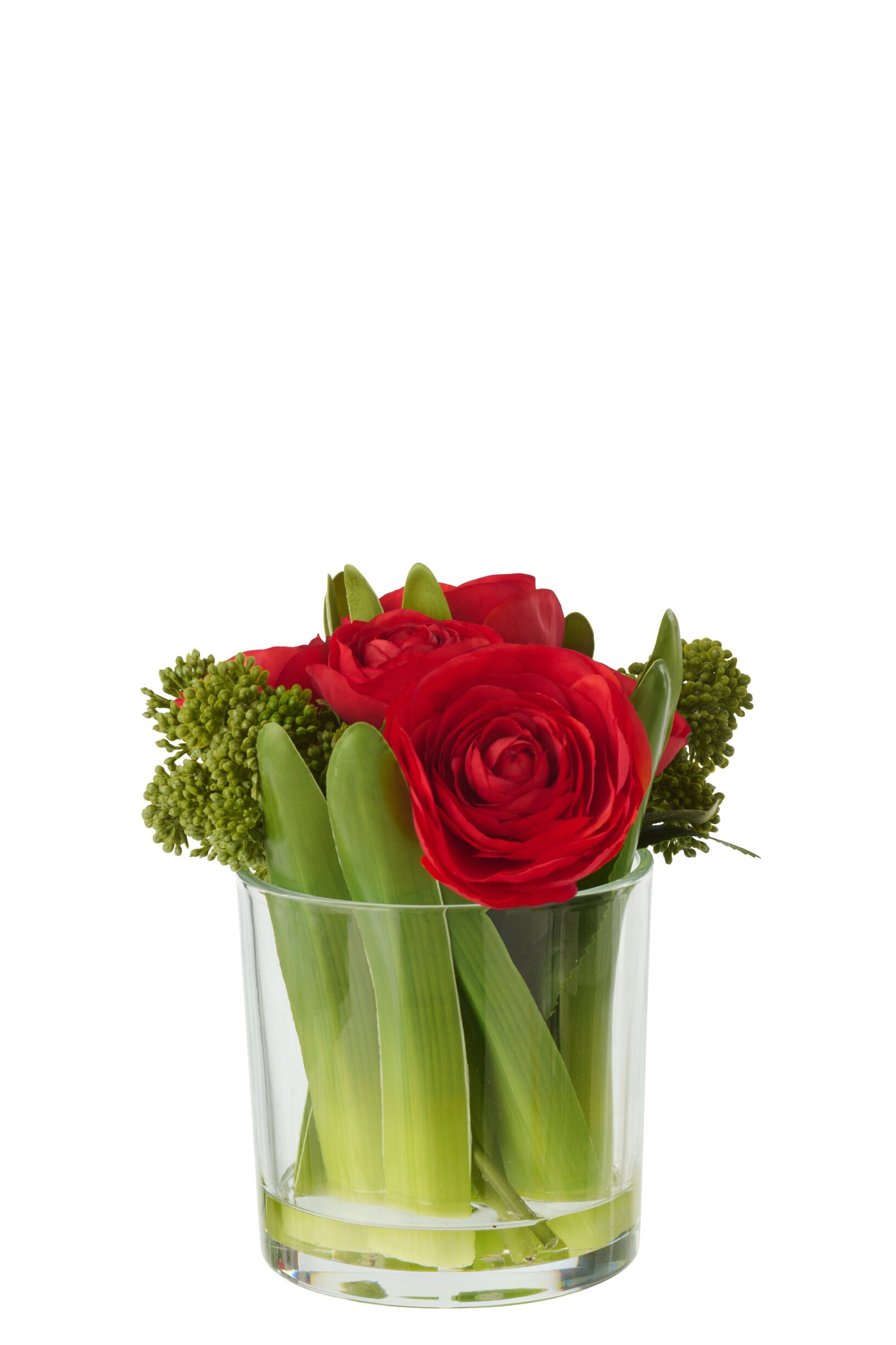 Vaas Arras Stof Rood H21 cm