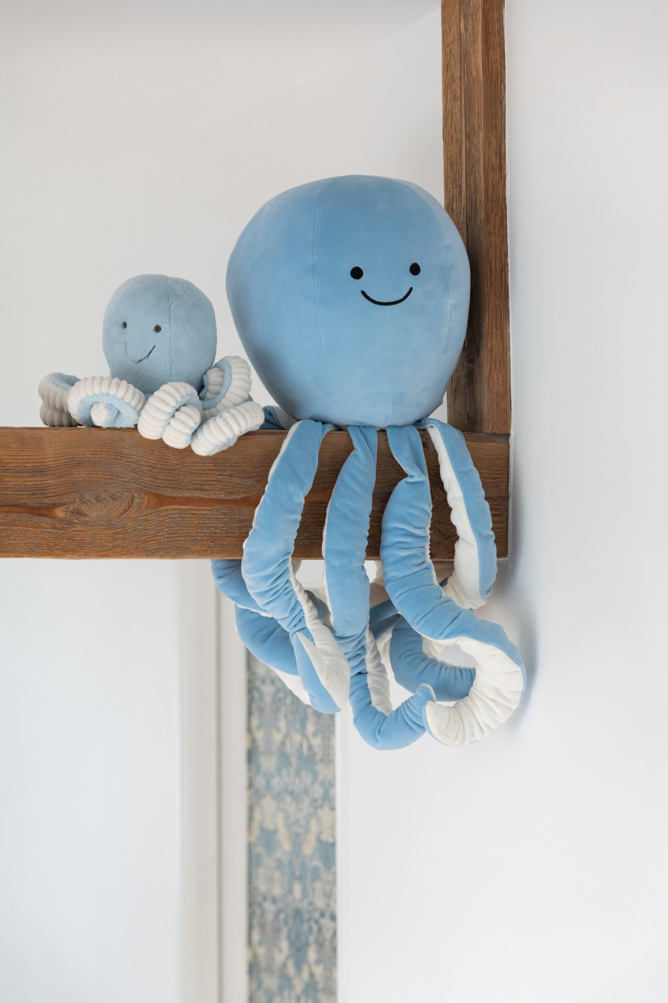 Woonaccessoire Ceeldia Polyester Blauw - Set van 2