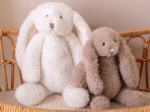 Decoratiefiguur Tuskond Polyester Wit H30 cm - Set van 2