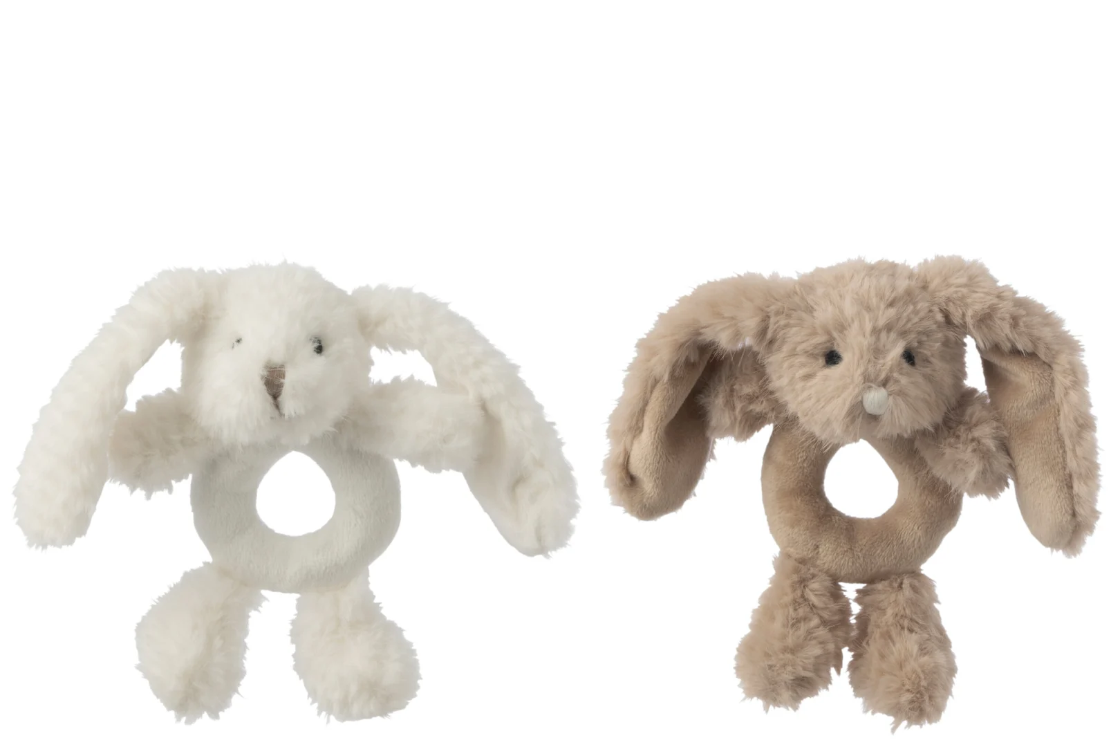 Decoratiefiguur Voolano Polyester Wit H15 cm - Set van 2 - Afbeelding 3