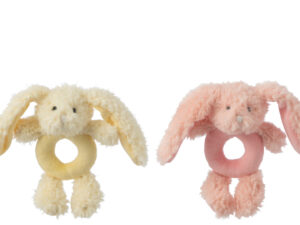 Decoratiefiguur Flierdil Polyester Roze H15 cm - Set van 2