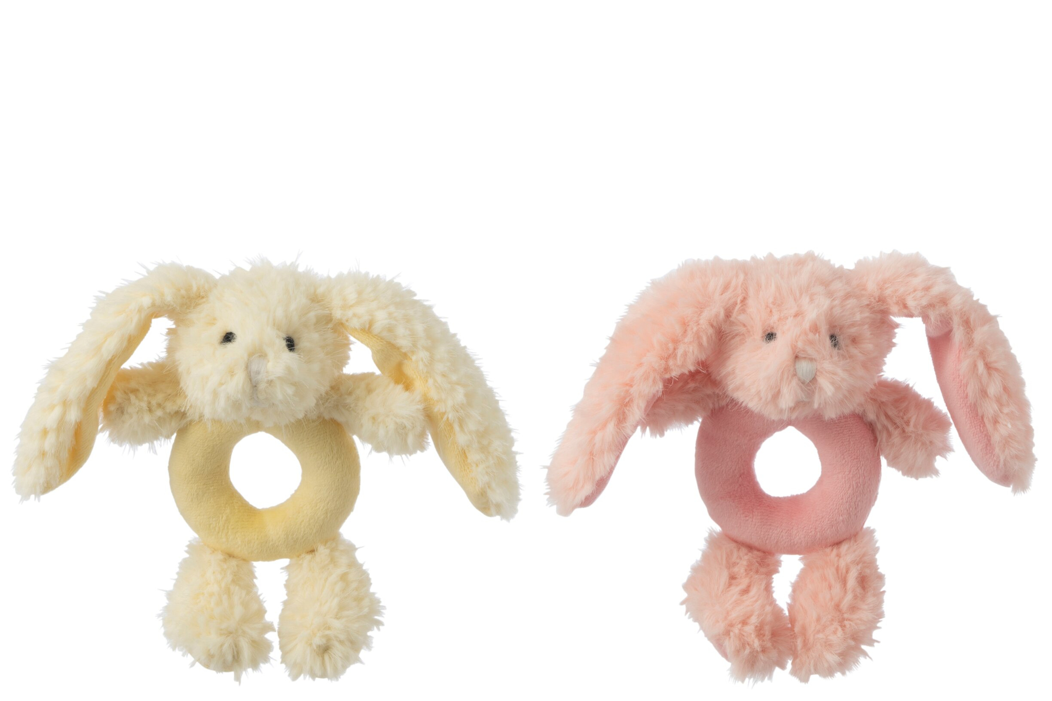 Decoratiefiguur Flierdil Polyester Roze H15 cm - Set van 2