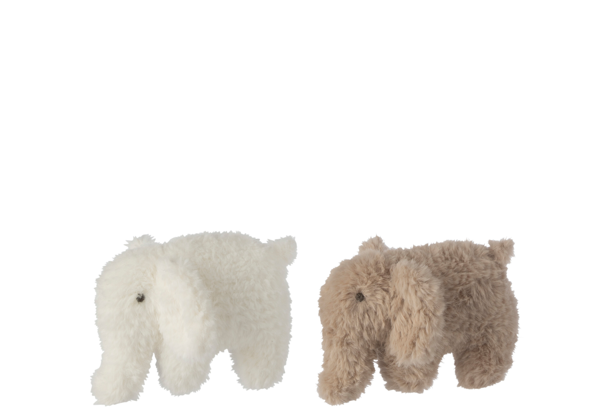Decoratiefiguur Veinsund Polyester Wit H11 cm - Set van 2 - Afbeelding 2