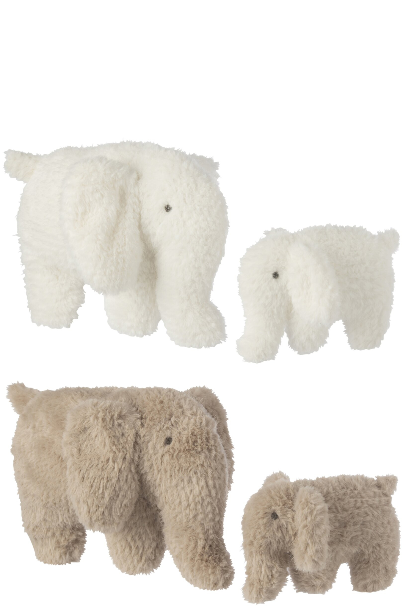 Decoratiefiguur Rammesta Polyester Wit H19 cm - Set van 2