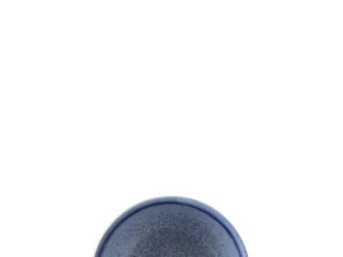 Luna blauwe steengoed kom met rustige glazuurlook, compact en decoratief voor tafel of dressoir