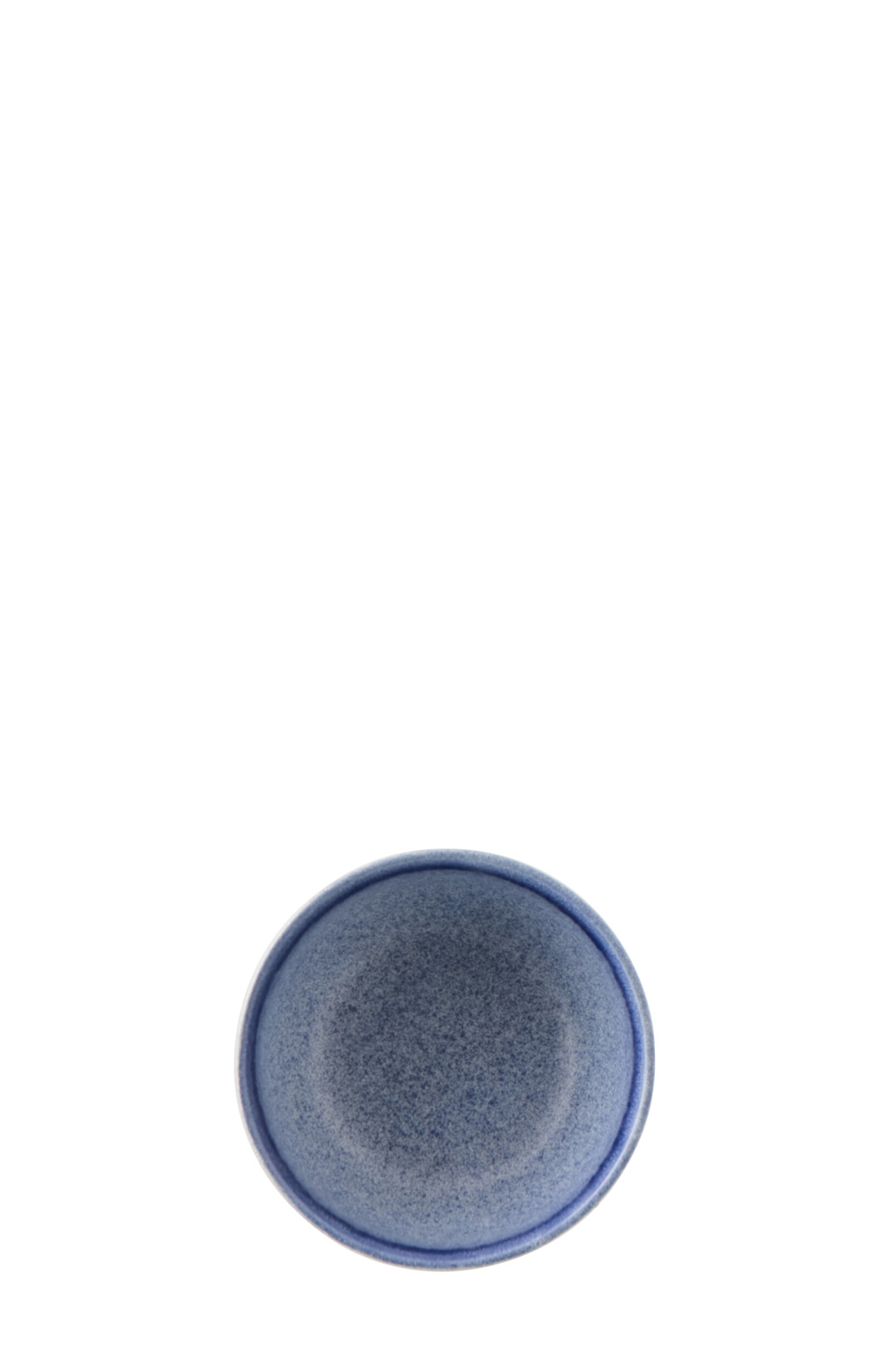 Kom Rillen Steen Blauw