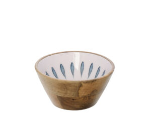 Kom Beermil Mangohout Blauw