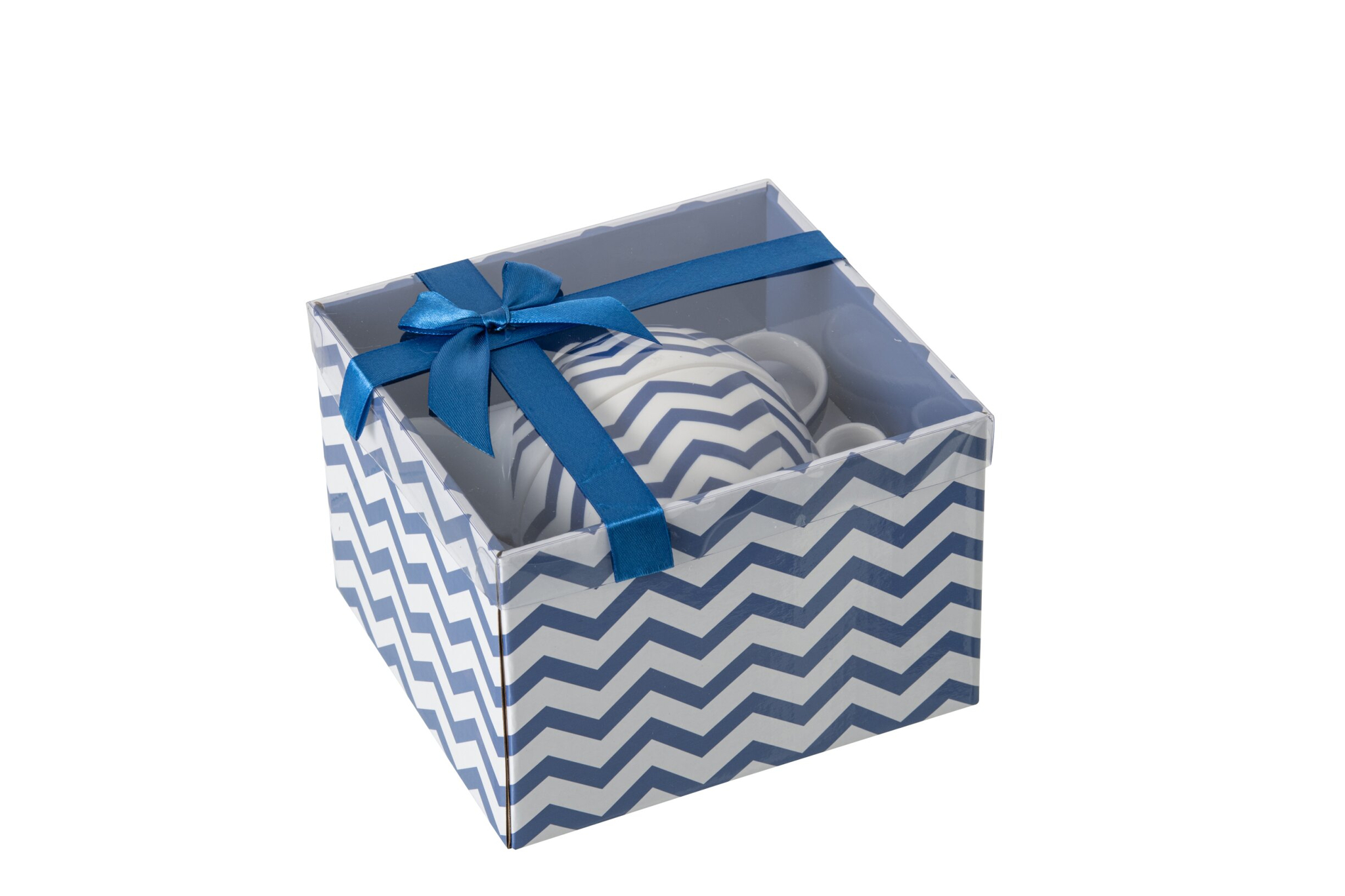 Theepot Naubol Porselein Blauw - Set van 2 - Afbeelding 2