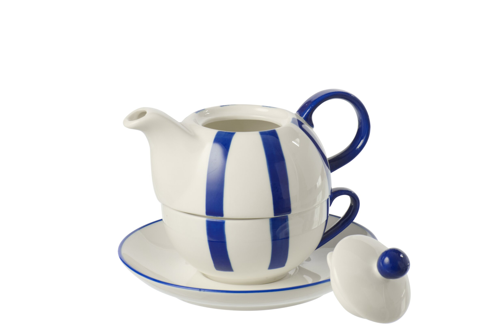Theepot Faurnar Porselein Blauw