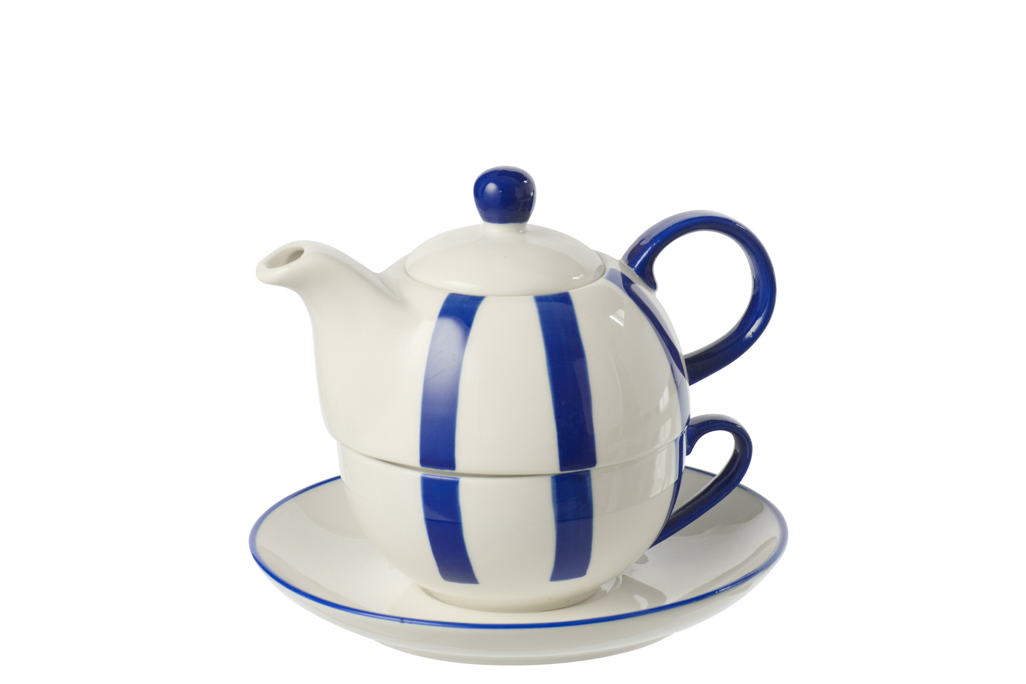 Theepot Faurnar Porselein Blauw - Afbeelding 2