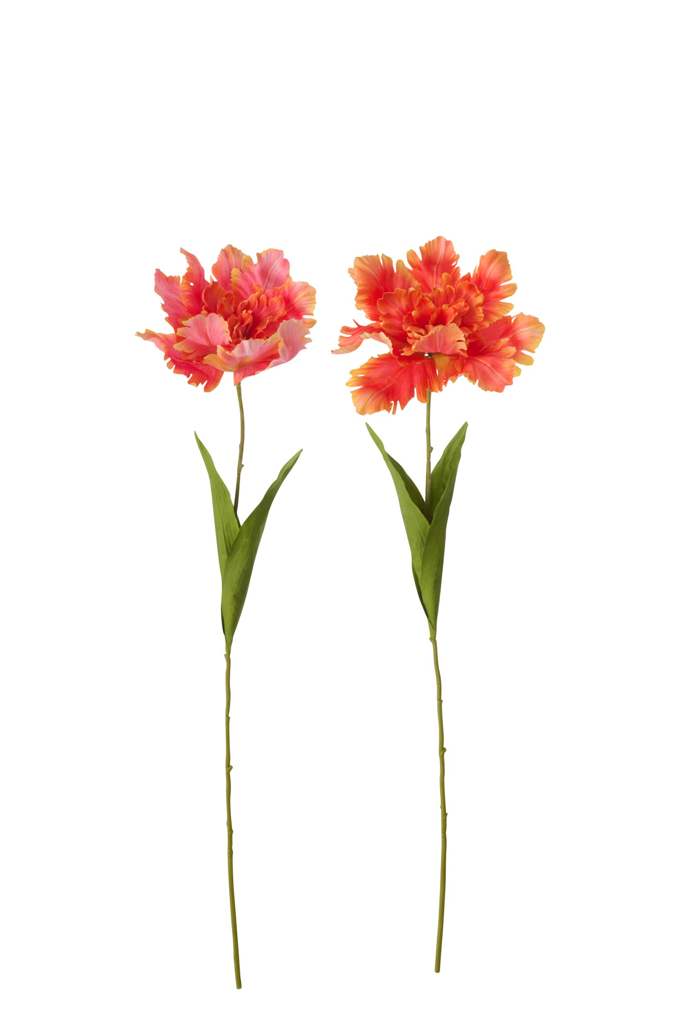 Kunstbloem Athlone Polyester Oranje - Set van 2 - Afbeelding 2
