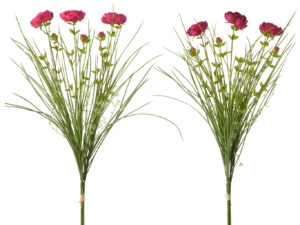 Kunstbloem Klatil Kunststof Rood - Set van 2