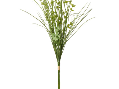 Witte kunstbloem Gilero met fijne groene stelen en luchtige bloemblaadjes, stijlvol en onderhoudsvrij