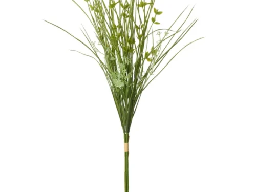 Witte kunstbloem Gilero met fijne groene stelen en luchtige bloemblaadjes, stijlvol en onderhoudsvrij