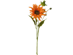 Kunstbloem Praurrak Polyester Oranje