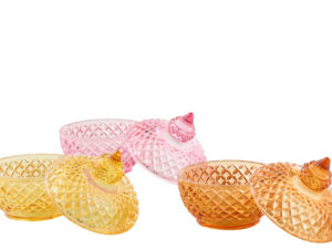 Voorraadpot Joornang Glas Meerkleurig - Set van 3