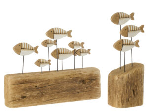 Decoratiefiguur Fleeltone Hout Naturel H21,5 cm