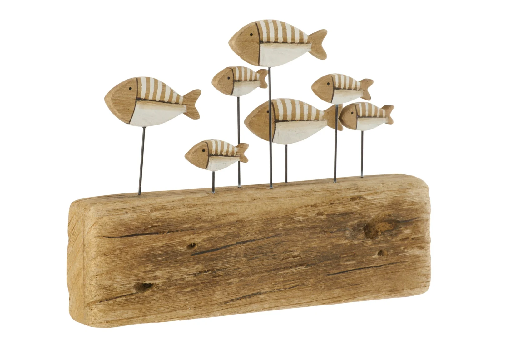 Decoratiefiguur Fleeltone Hout Naturel H21,5 cm - Afbeelding 2