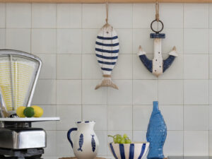 Vishanger Ceetil Hout Blauw