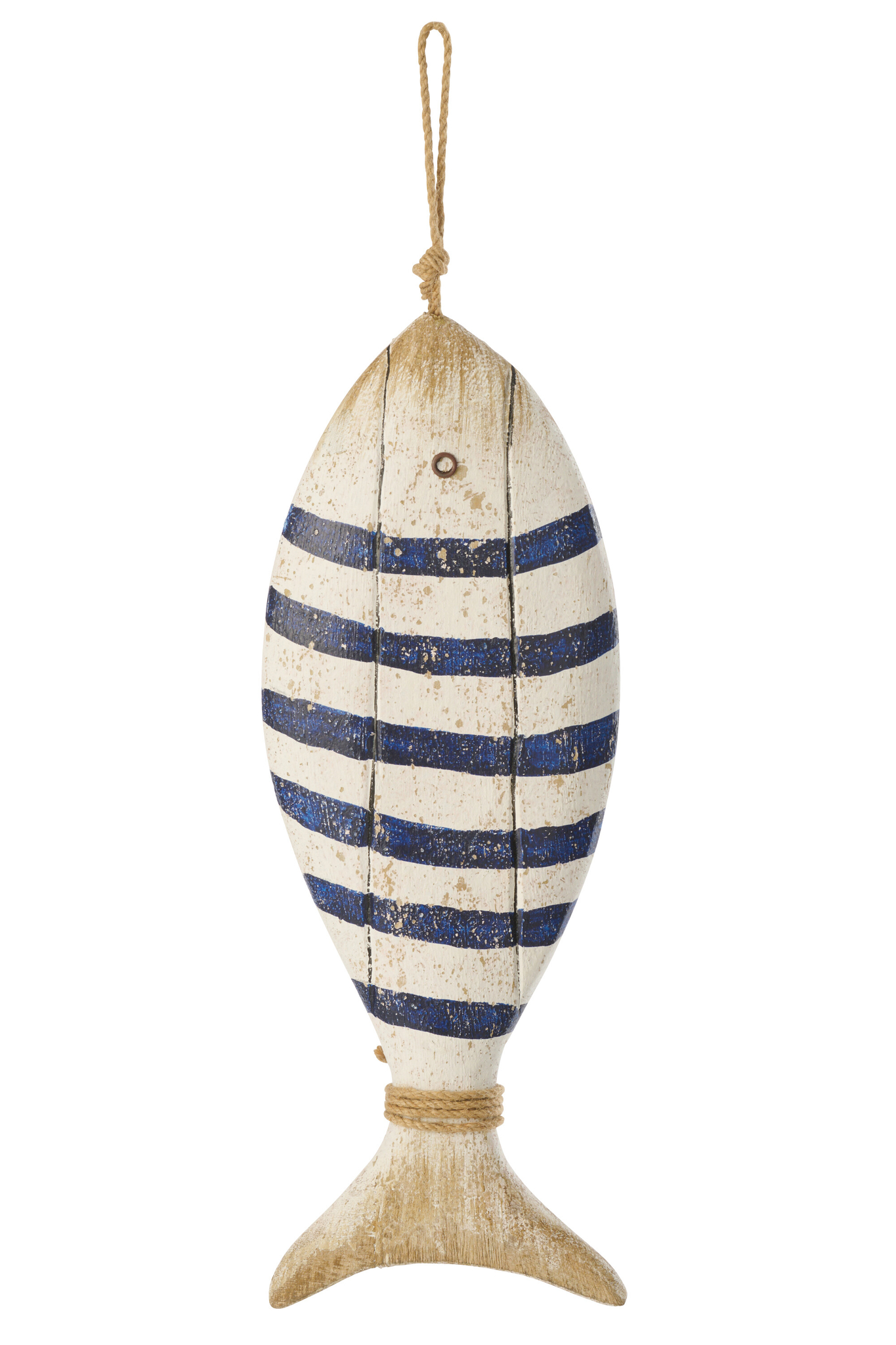 Vishanger Ceetil Hout Blauw - Afbeelding 2