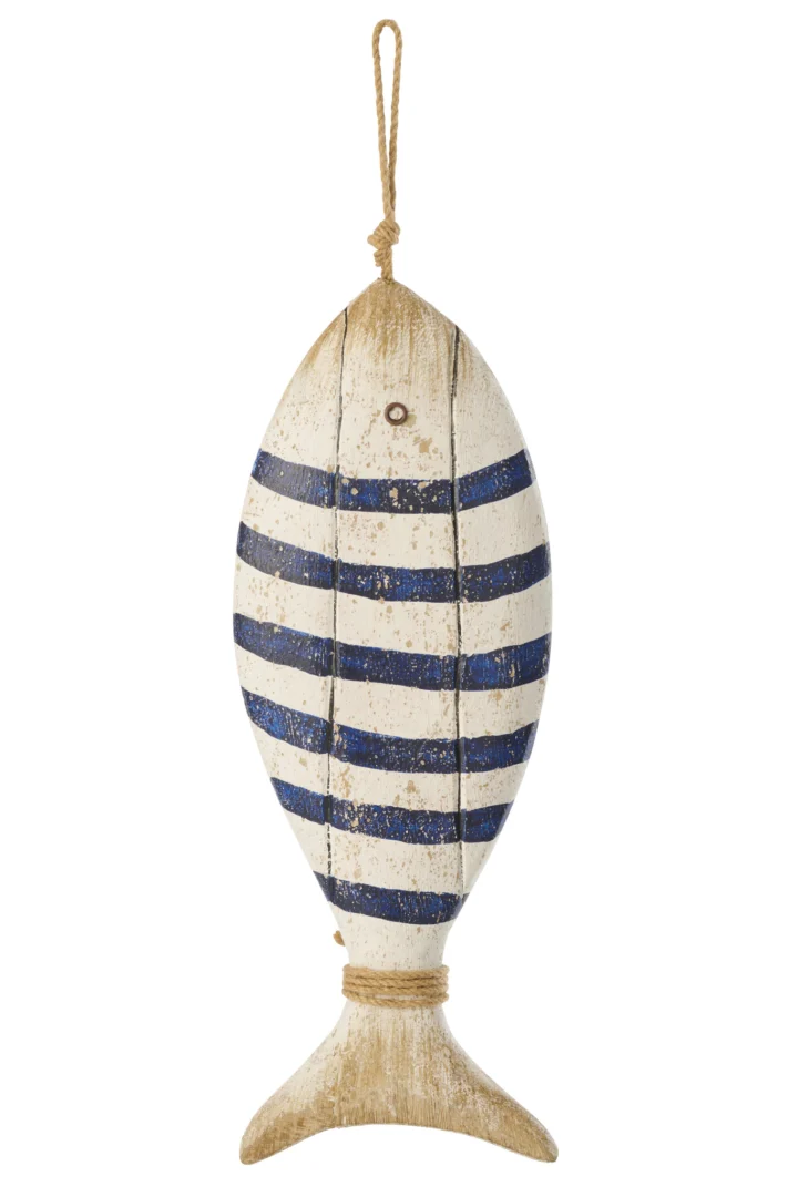 Vishanger Ceetil Hout Blauw - Afbeelding 2