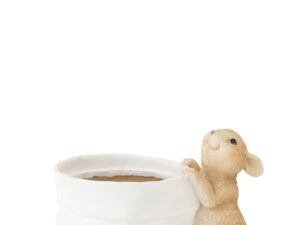 Bloempot Klaskil Wit H18,5 cm