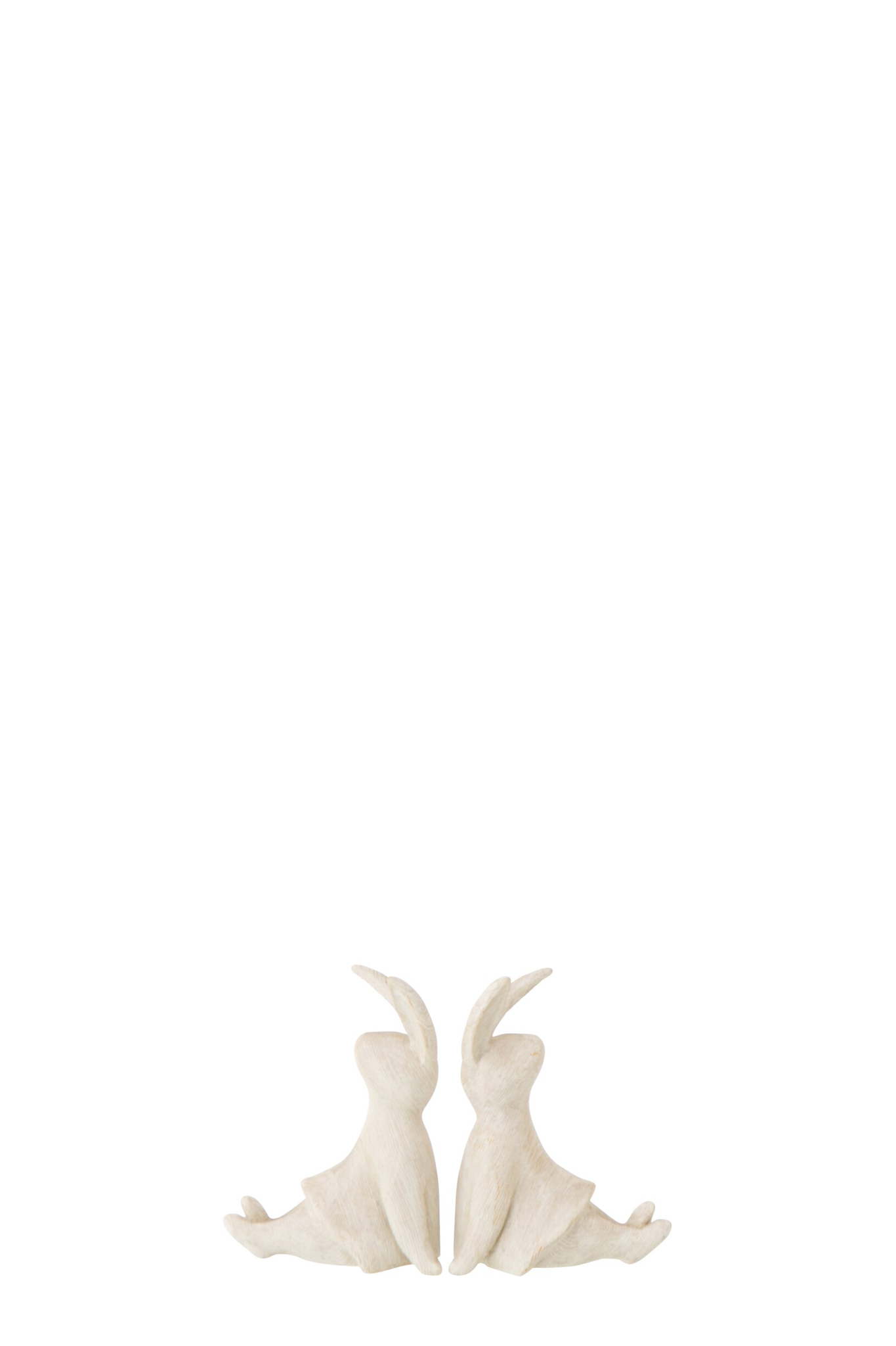 Decoratiefiguur Viendum Beige H10 cm - Set van 2