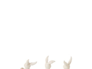 Decoratiefiguur Joldero Beige H12,5 cm - Set van 3