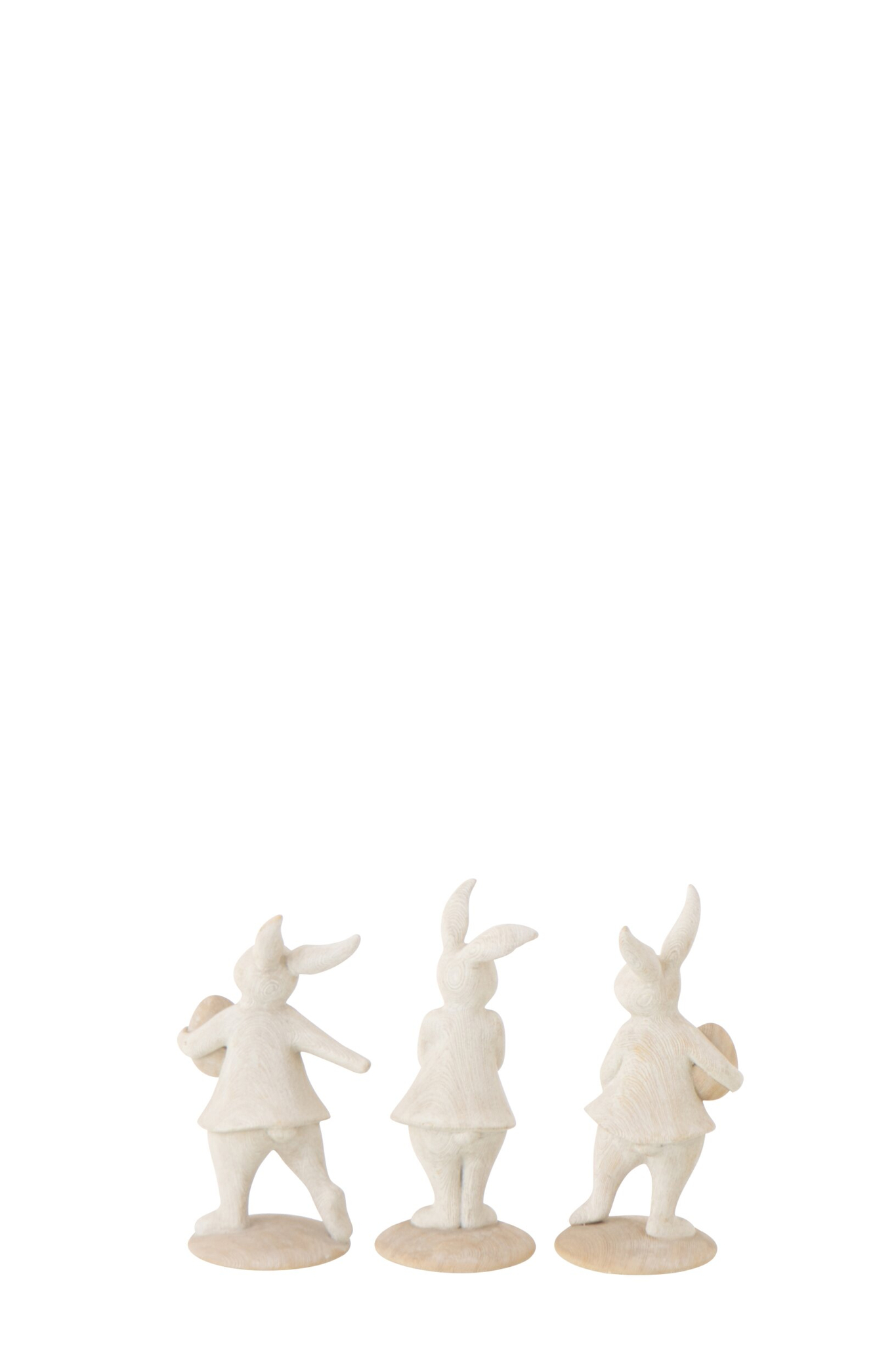 Decoratiefiguur Joldero Beige H12,5 cm - Set van 3
