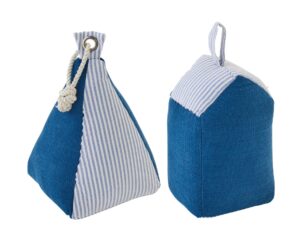 Deurstopper Siestil Polyester Blauw - Set van 2