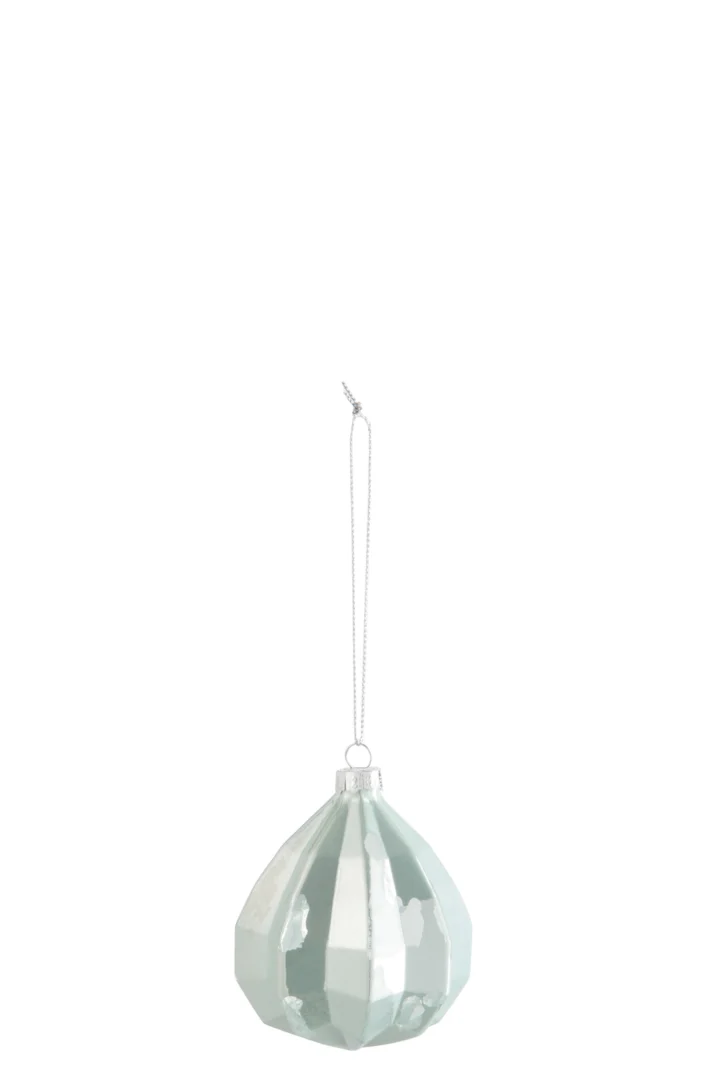 Kerstballen Morand Glas Groen - Afbeelding 2