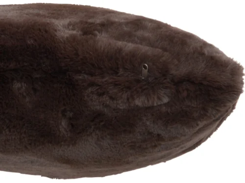 Bruin Kussen Maansund 45x45 cm, zacht en vol gevuld polyester sierkussen met warme uitstraling