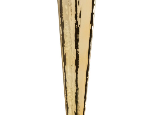 Pronnin drinkglas goud, slank champagneglas van glas met elegante vorm en glanzende afwerking