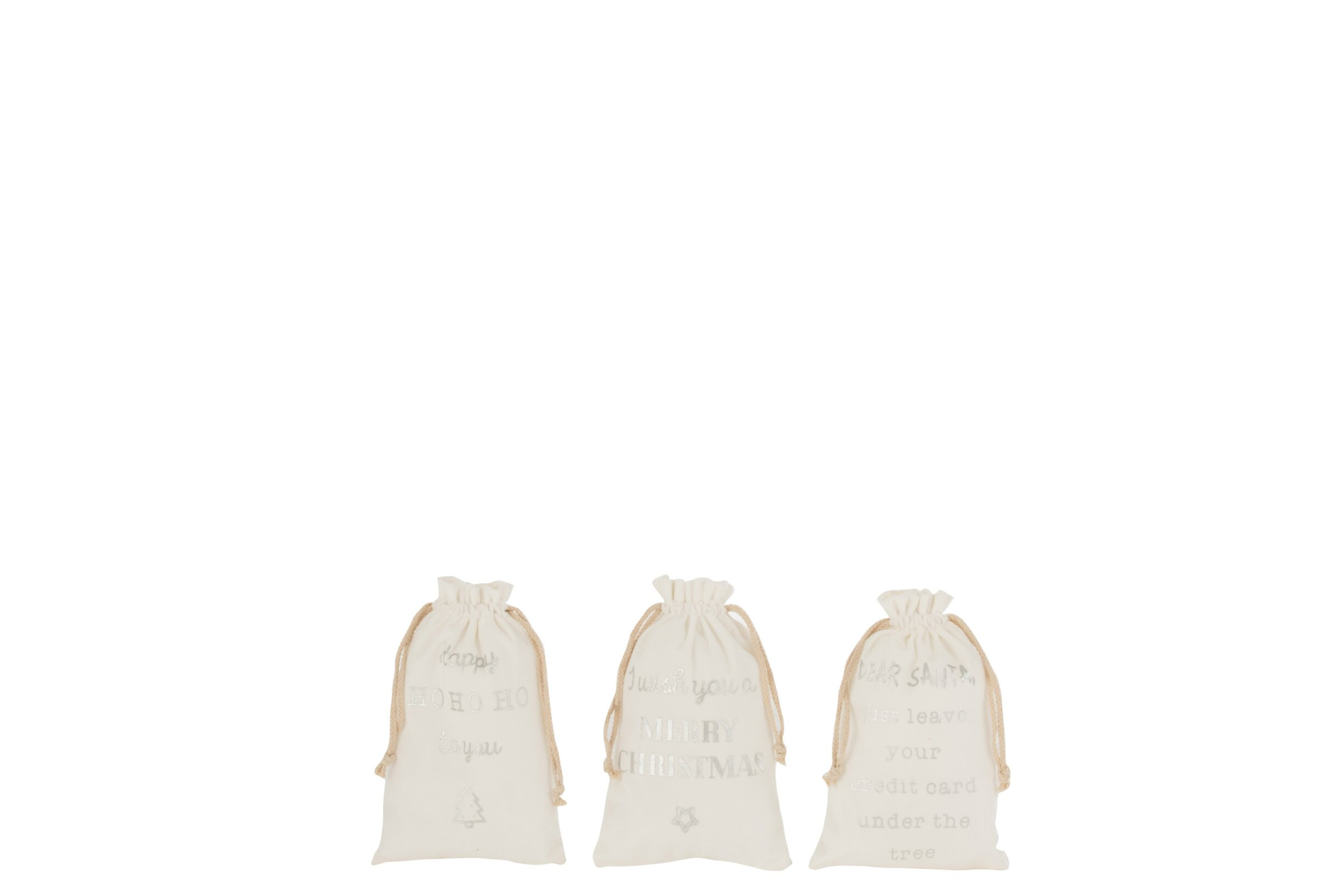 Woonaccessoire Vaskes Polyester Wit - Set van 3 - Afbeelding 2