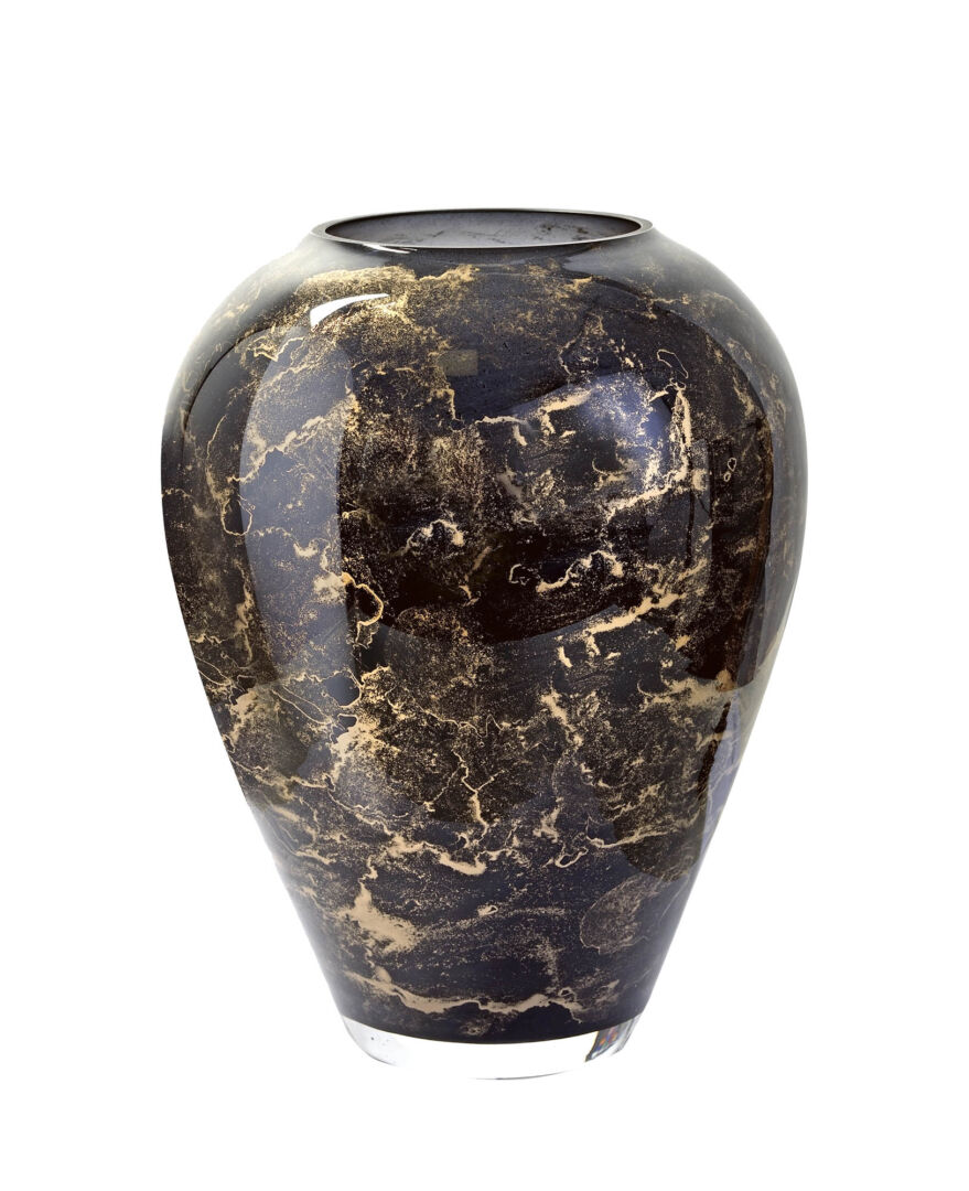 Vaas Zasor Goud Zwart H27 cm