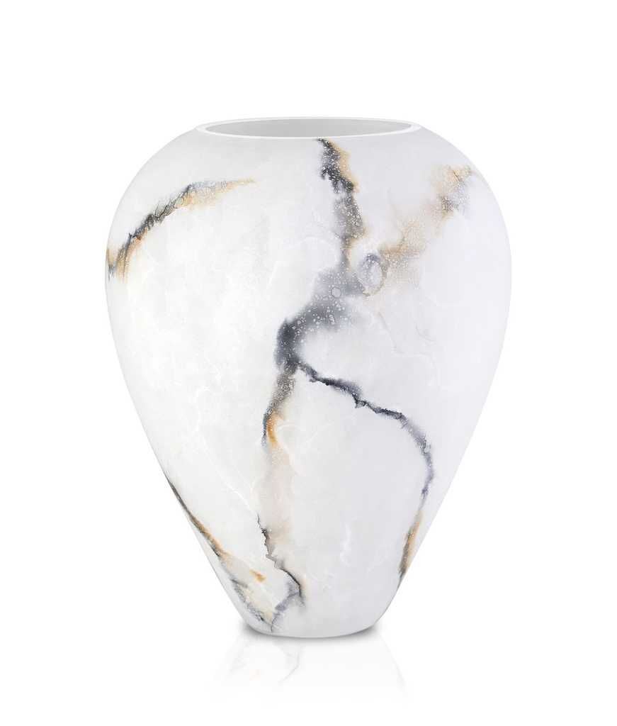 Vaas Faulvak Glas Zwart H33 cm