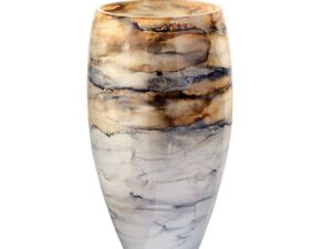 Vaas Seeltan Glas Zand H38 cm