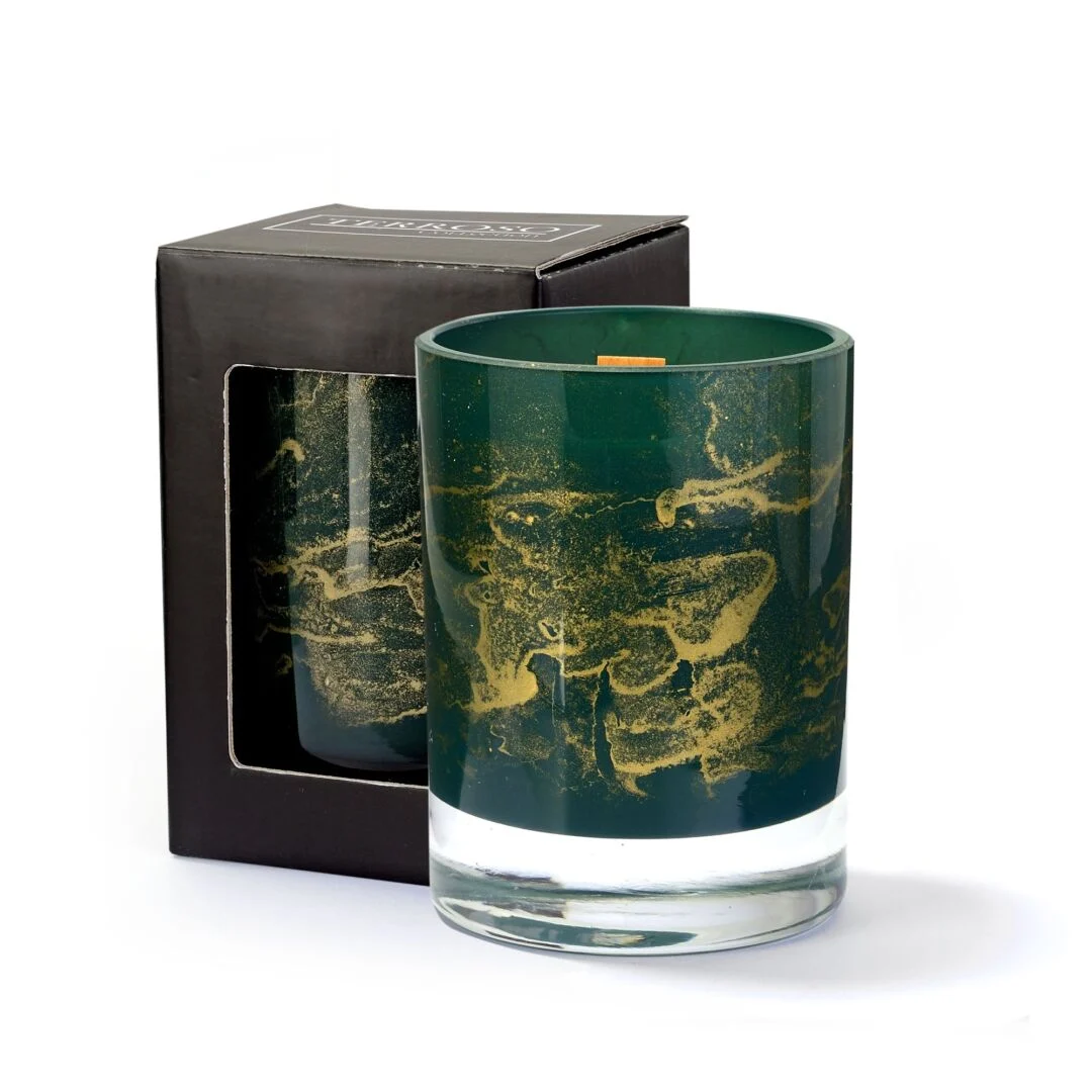 Geurkaars Mimmo Marmer Groen - Afbeelding 3