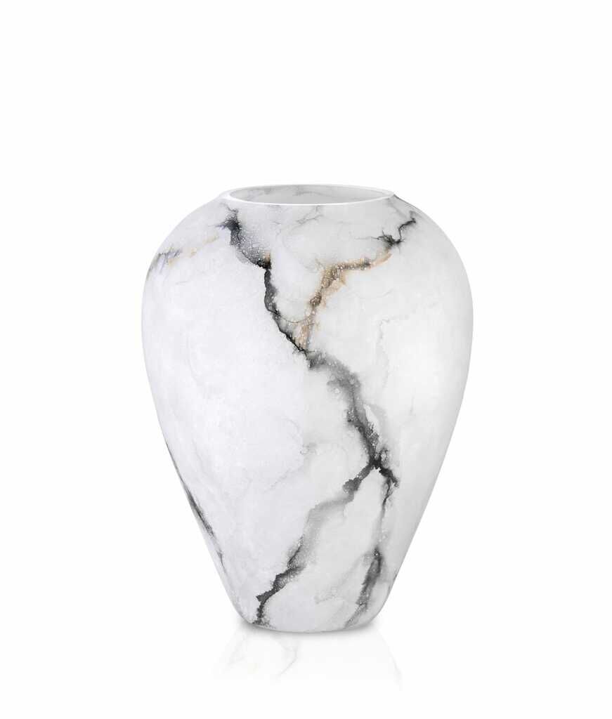 Vaas Sterma Glas Zwart H27 cm