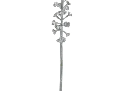 Kunsttak Kaurino Zilver met strass, slanke decoratieve tak voor vazen en kerststukken